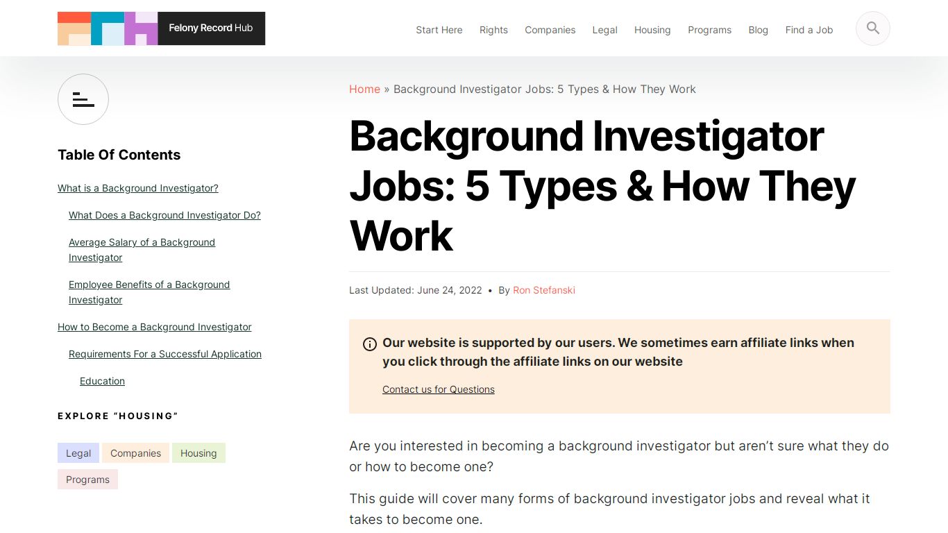 Background Investigator Jobs: 5 Types & How They Work